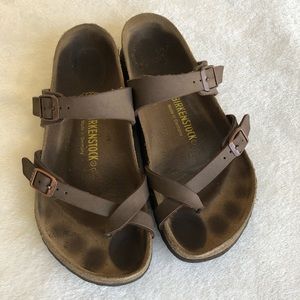 Mocha colored Birkenstock size 39